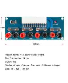 ATX XH-M229 12V 24 tűs hálózati adapter modul NAGYKERESKEDELEM