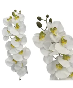 Minőségi textilfonalból készült orchidea 9 db 100 cm hosszú, nagykereskedelmi csészével