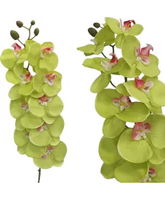 Minőségi textilfonalból készült orchidea 9 db 100 cm hosszú, nagykereskedelmi csészével
