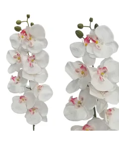 Minőségi textilfonalból készült orchidea 9 db 100 cm hosszú, nagykereskedelmi csészével