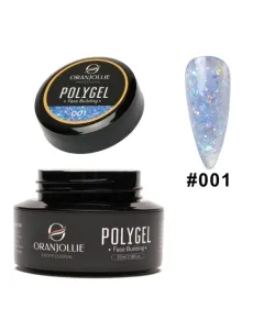 Csillámpor poligél 001 35g Oranjollie