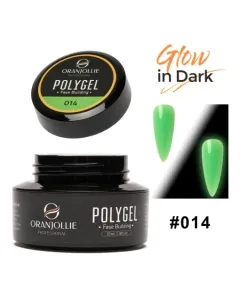 Csillámpor poligél 014 35g Oranjollie